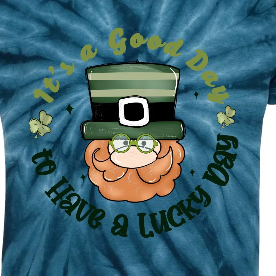 Have A Lucky Day St Patricks Day Kids Tie-Dye T-Shirt