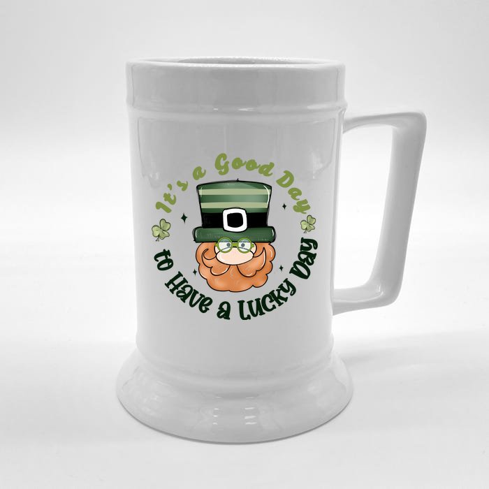 Have A Lucky Day St Patricks Day Front & Back Beer Stein