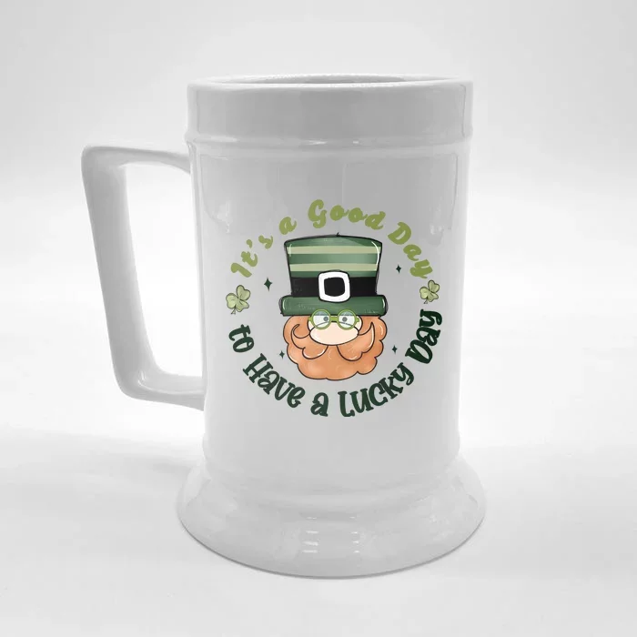 Have A Lucky Day St Patricks Day Front & Back Beer Stein