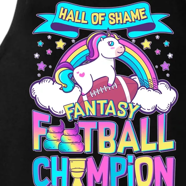 Hall of Shame Fantasy Football Chumpion Ladies Tri-Blend Wicking Tank