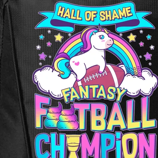 Hall of Shame Fantasy Football Chumpion City Backpack