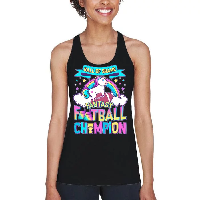 Hall of Shame Fantasy Football Chumpion Women's Racerback Tank