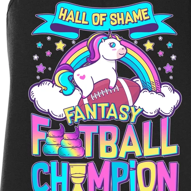 Hall of Shame Fantasy Football Chumpion Women's Racerback Tank