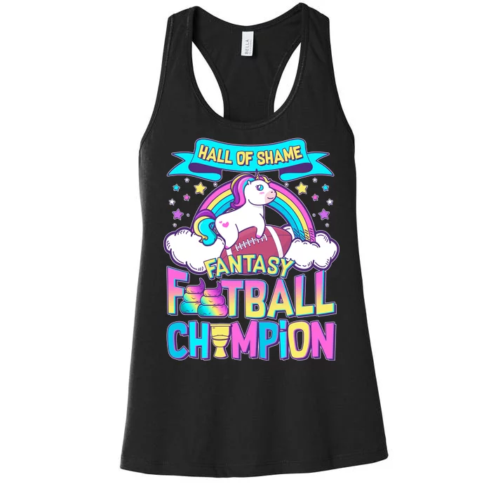 Hall of Shame Fantasy Football Chumpion Women's Racerback Tank