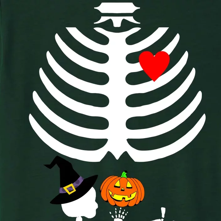 Halloween Baby Skeleton Pumpkin ChromaSoft Performance T-Shirt