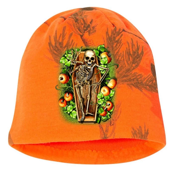 Halloween Casket Pumpkin Patch Kati - Camo Knit Beanie