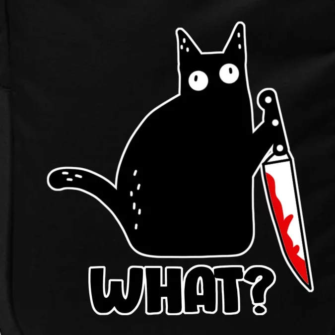 Halloween Cat what? Bloody Knife Impact Tech Backpack