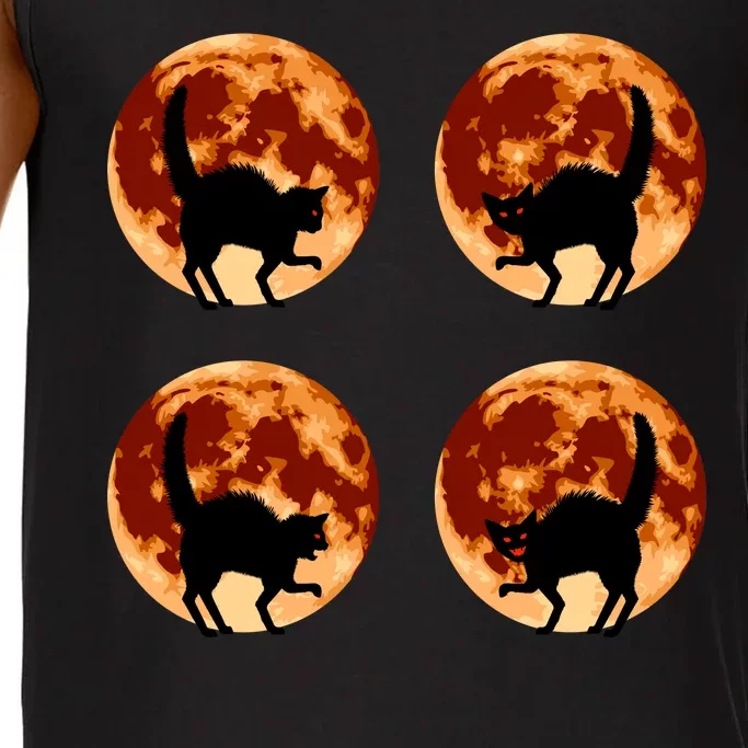 Halloween Cat with Full Moon Phases Comfort Colors® Tank Top