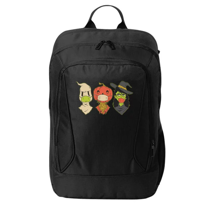 Halloween Creatures Pandemic City Backpack