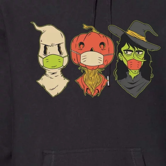 Halloween Creatures Pandemic Premium Hoodie