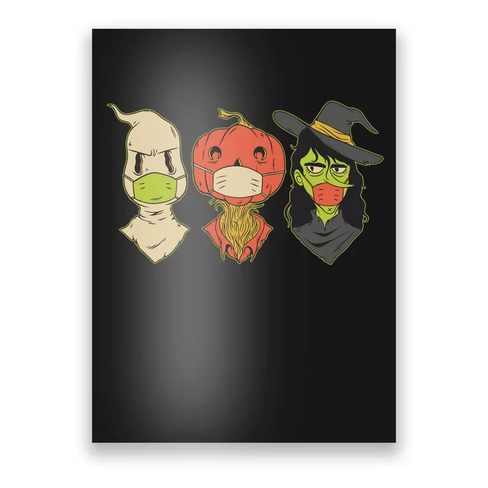 Halloween Creatures Pandemic Poster