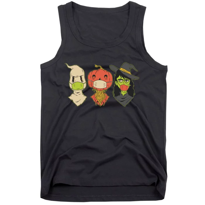 Halloween Creatures Pandemic Tank Top