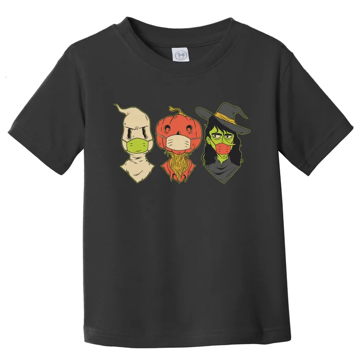 Halloween Creatures Pandemic Toddler T-Shirt