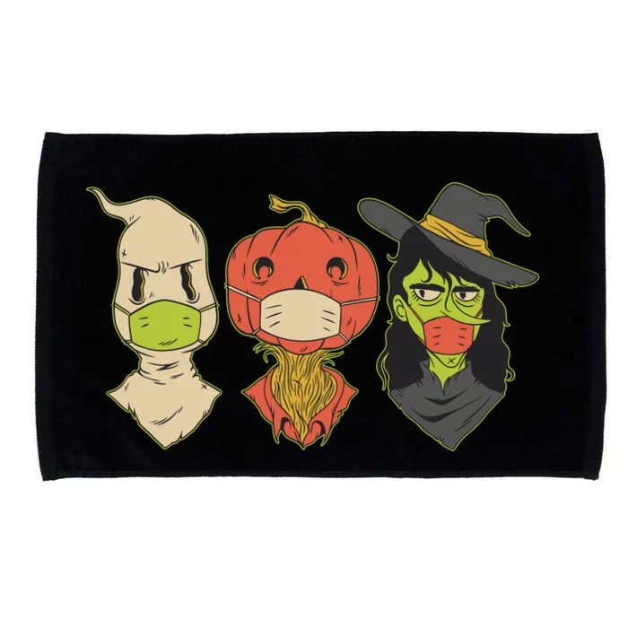 Halloween Creatures Pandemic Microfiber Hand Towel