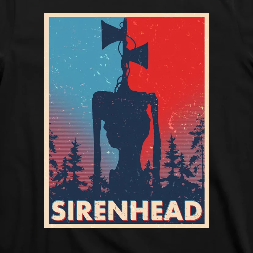 Halloween Creepy Sirenhead Vintage T-Shirt