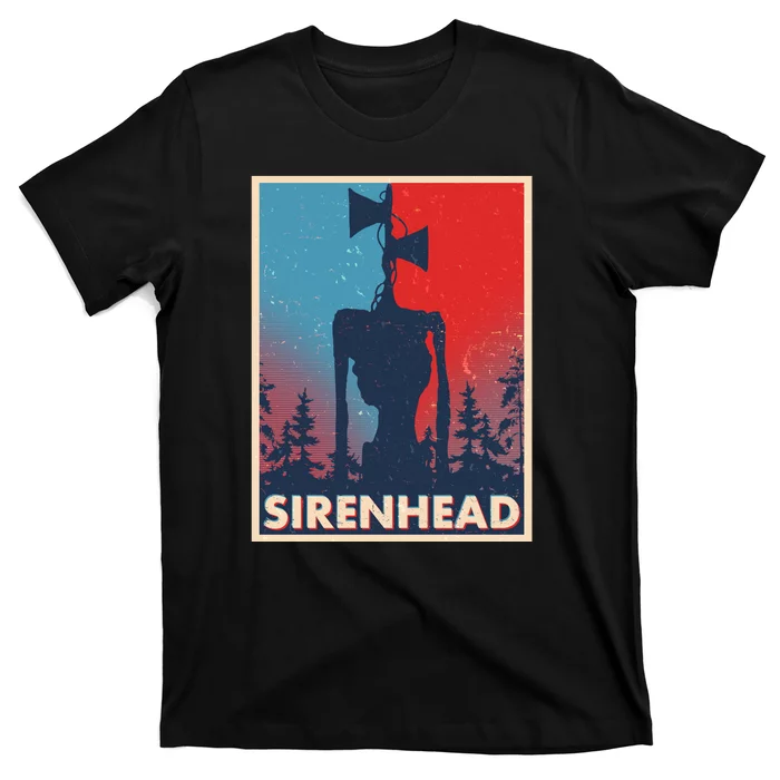 Halloween Creepy Sirenhead Vintage T-Shirt