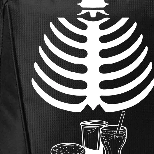 Halloween fast food skeleton City Backpack