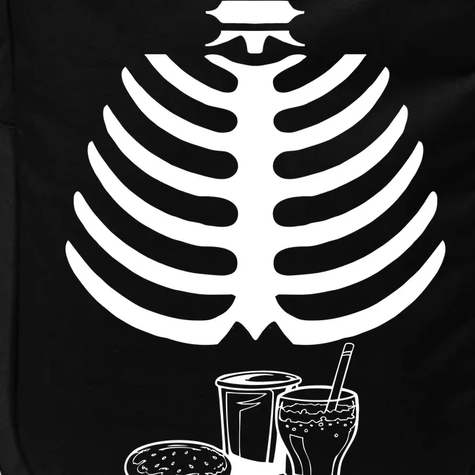 Halloween fast food skeleton Impact Tech Backpack