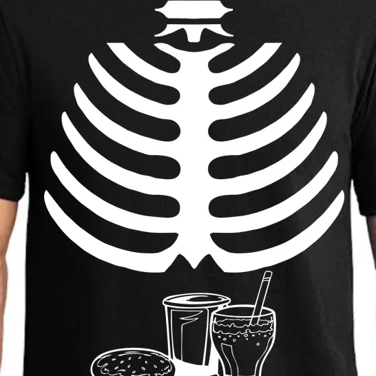 Halloween fast food skeleton Pajama Set