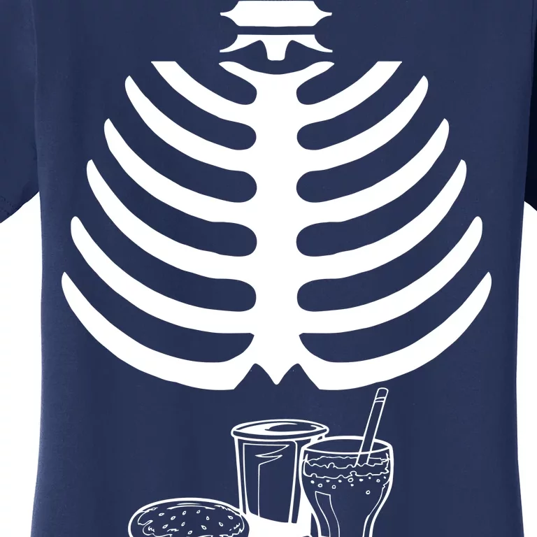 Halloween fast food skeleton Women's T-Shirt