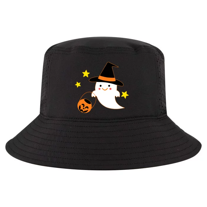 Halloween Ghost Kawaii Trick or Treating Pumpkin Cool Comfort Performance Bucket Hat