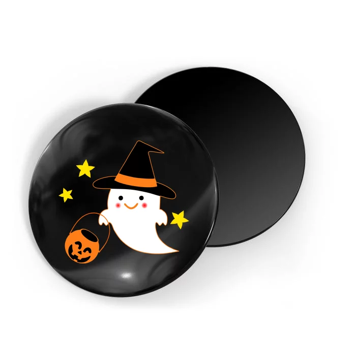 Halloween Ghost Kawaii Trick or Treating Pumpkin Magnet