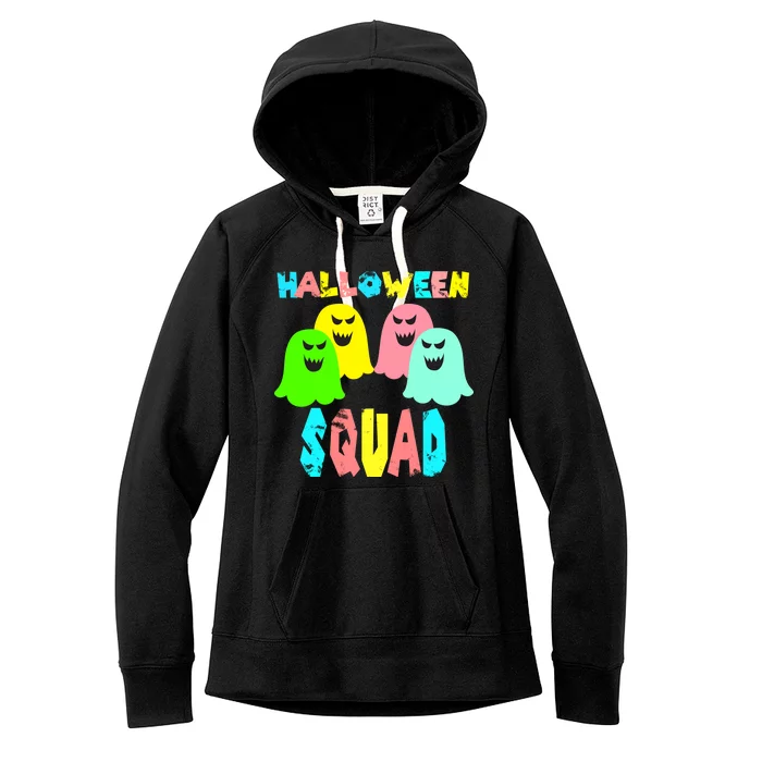 Halloween Ghost Squad Women's Fleece Hoodie