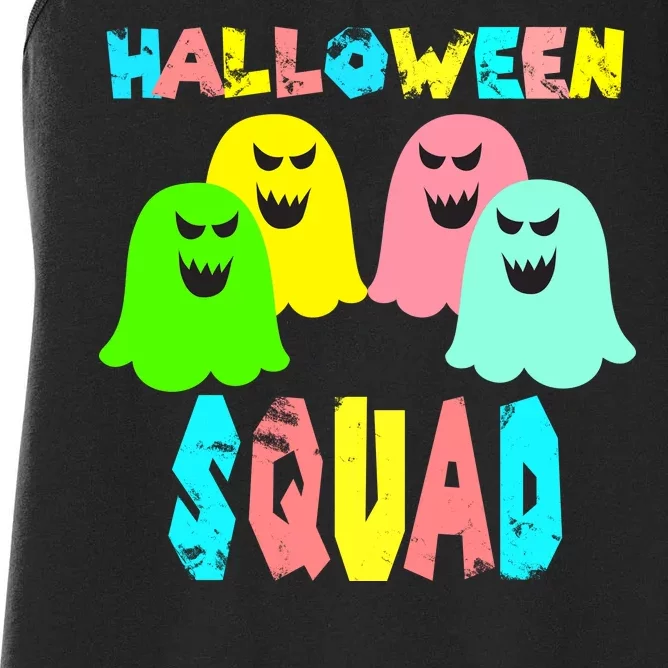 Halloween Ghost Squad Women's Racerback Tank