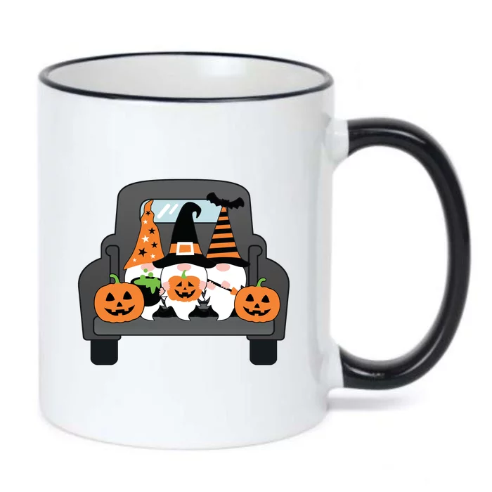 Halloween Gnomes In Truck Black Color Changing Mug