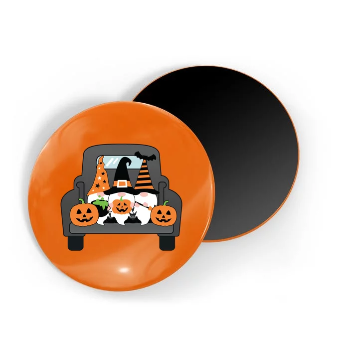 Halloween Gnomes In Truck Magnet