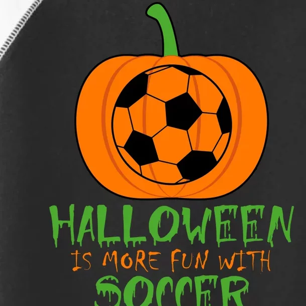 Halloween Is More Fun With Soccer Toddler Fine Jersey T-Shirt