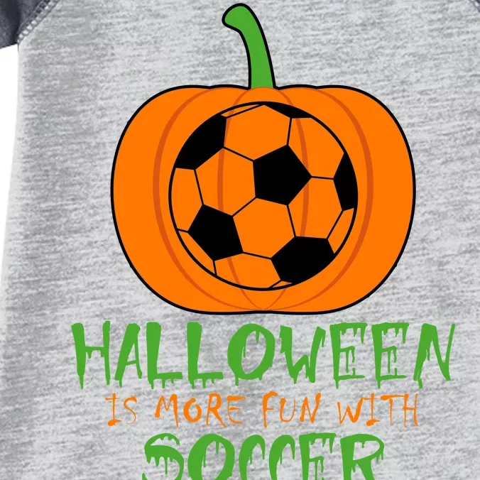 Halloween Is More Fun With Soccer Infant Baby Jersey Bodysuit