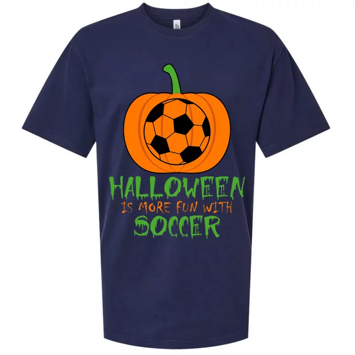 Halloween Is More Fun With Soccer Sueded Cloud Jersey T-Shirt