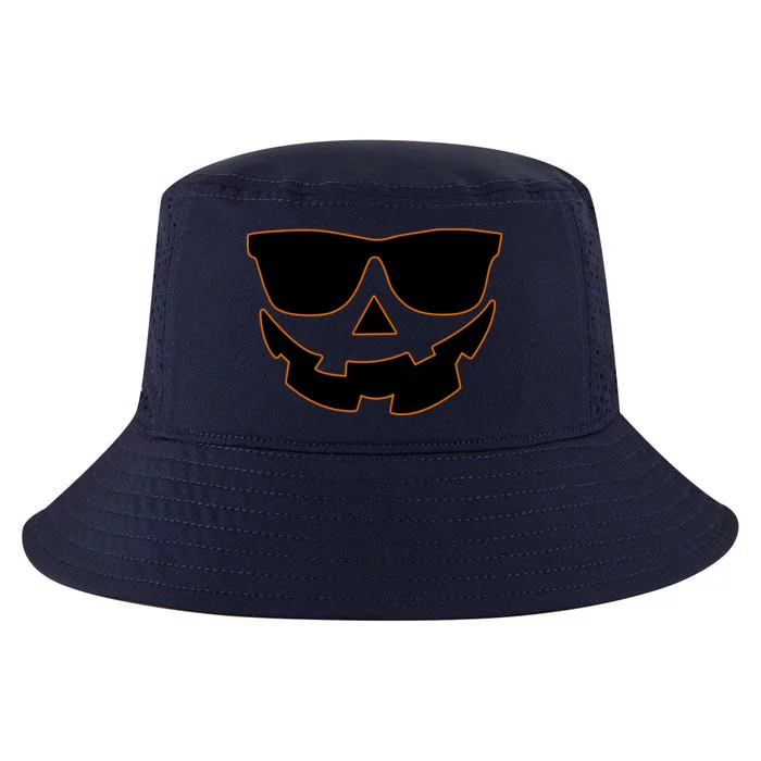 Halloween Jack-O- Lantern With Shades Cool Comfort Performance Bucket Hat