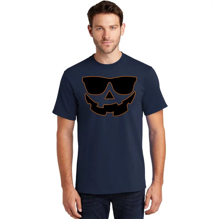 Halloween Jack-O- Lantern With Shades Tall T-Shirt