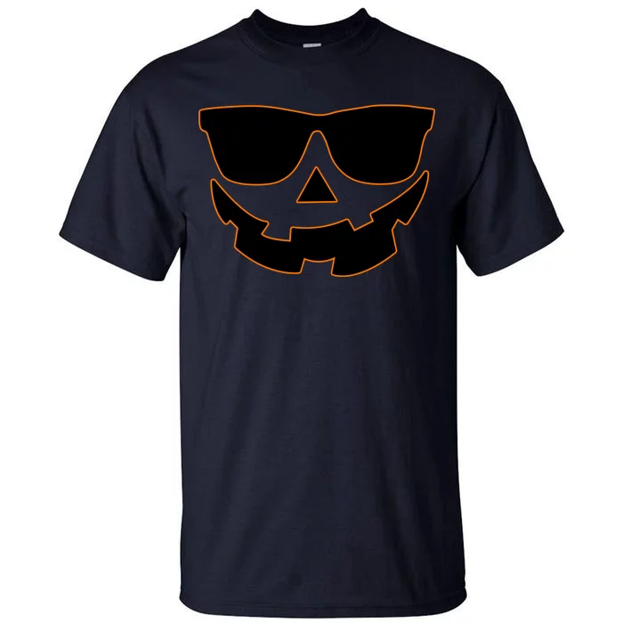 Halloween Jack-O- Lantern With Shades Tall T-Shirt