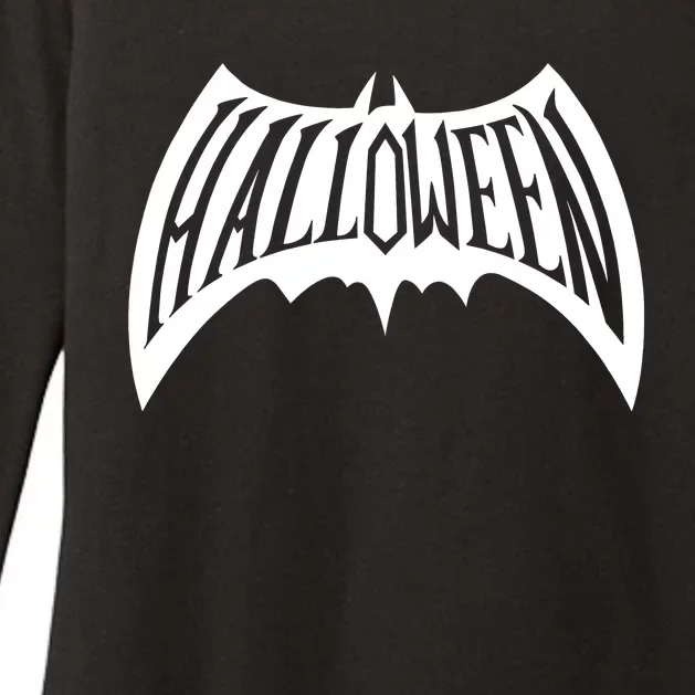 Halloween Man Bat Logo Womens CVC Long Sleeve Shirt