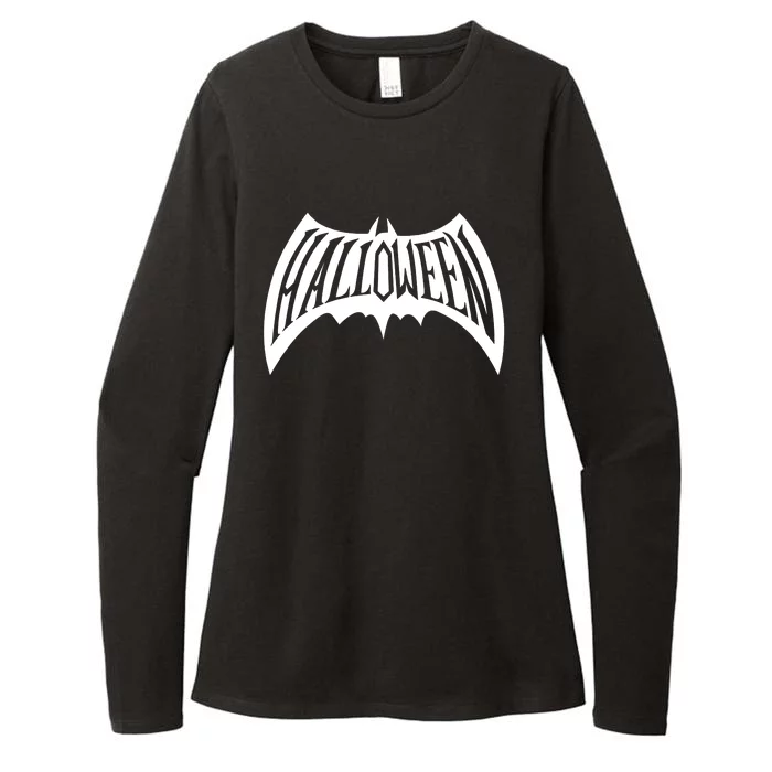 Halloween Man Bat Logo Womens CVC Long Sleeve Shirt