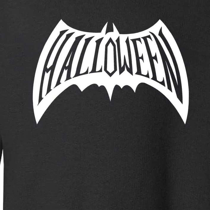 Halloween Man Bat Logo Toddler Sweatshirt