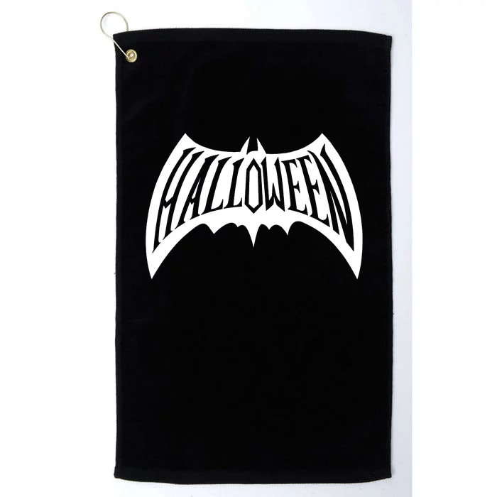 Halloween Man Bat Logo Platinum Collection Golf Towel