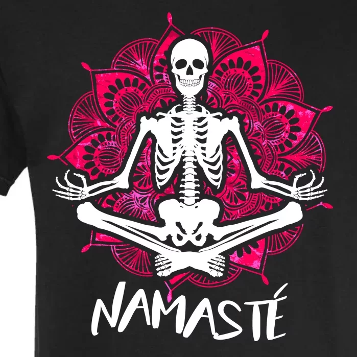 Halloween Namaste Skeleton Garment-Dyed Heavyweight T-Shirt