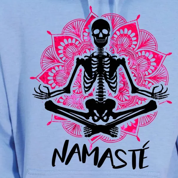 Halloween Namaste Skeleton Unisex Surf Hoodie