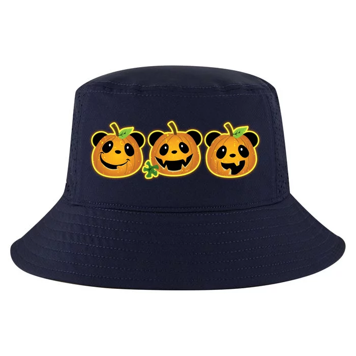 Halloween Panda Pumpkins Cool Comfort Performance Bucket Hat