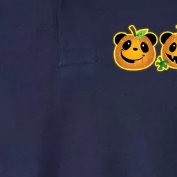 Halloween Panda Pumpkins Softstyle Adult Sport Polo