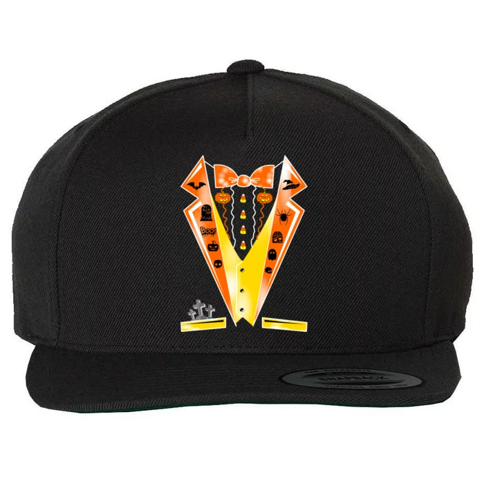 Halloween Party Tuxedo Tux Wool Snapback Cap