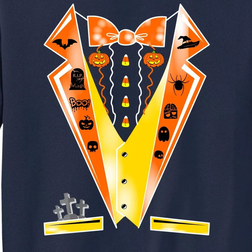 Halloween Party Tuxedo Tux Tall Sweatshirt