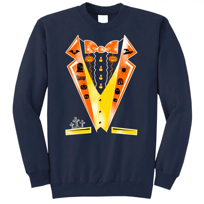 Halloween Party Tuxedo Tux Tall Sweatshirt