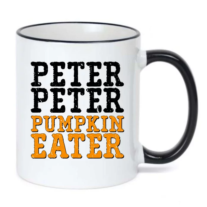 Halloween Peter Peter Pumpkin Eater Black Color Changing Mug