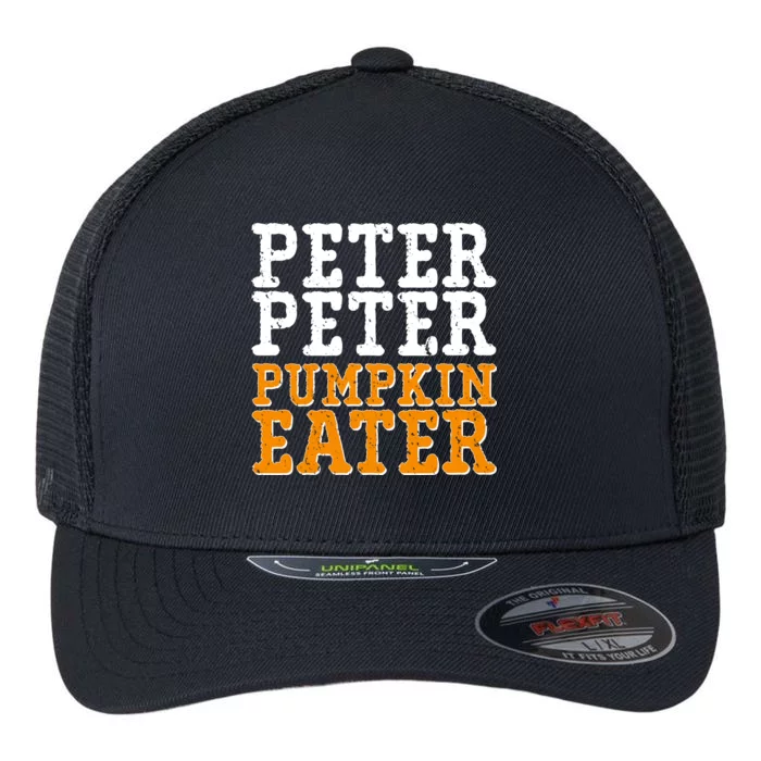 Halloween Peter Peter Pumpkin Eater Flexfit Unipanel Trucker Cap