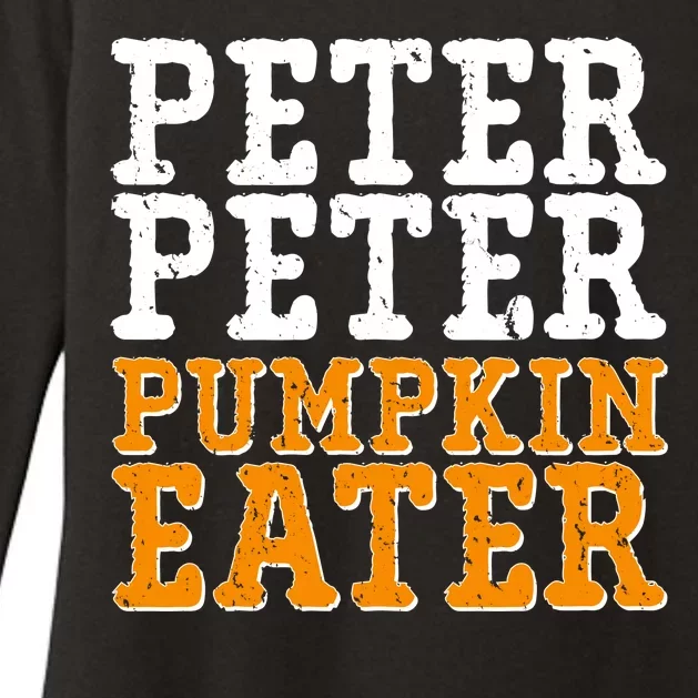 Halloween Peter Peter Pumpkin Eater Womens CVC Long Sleeve Shirt